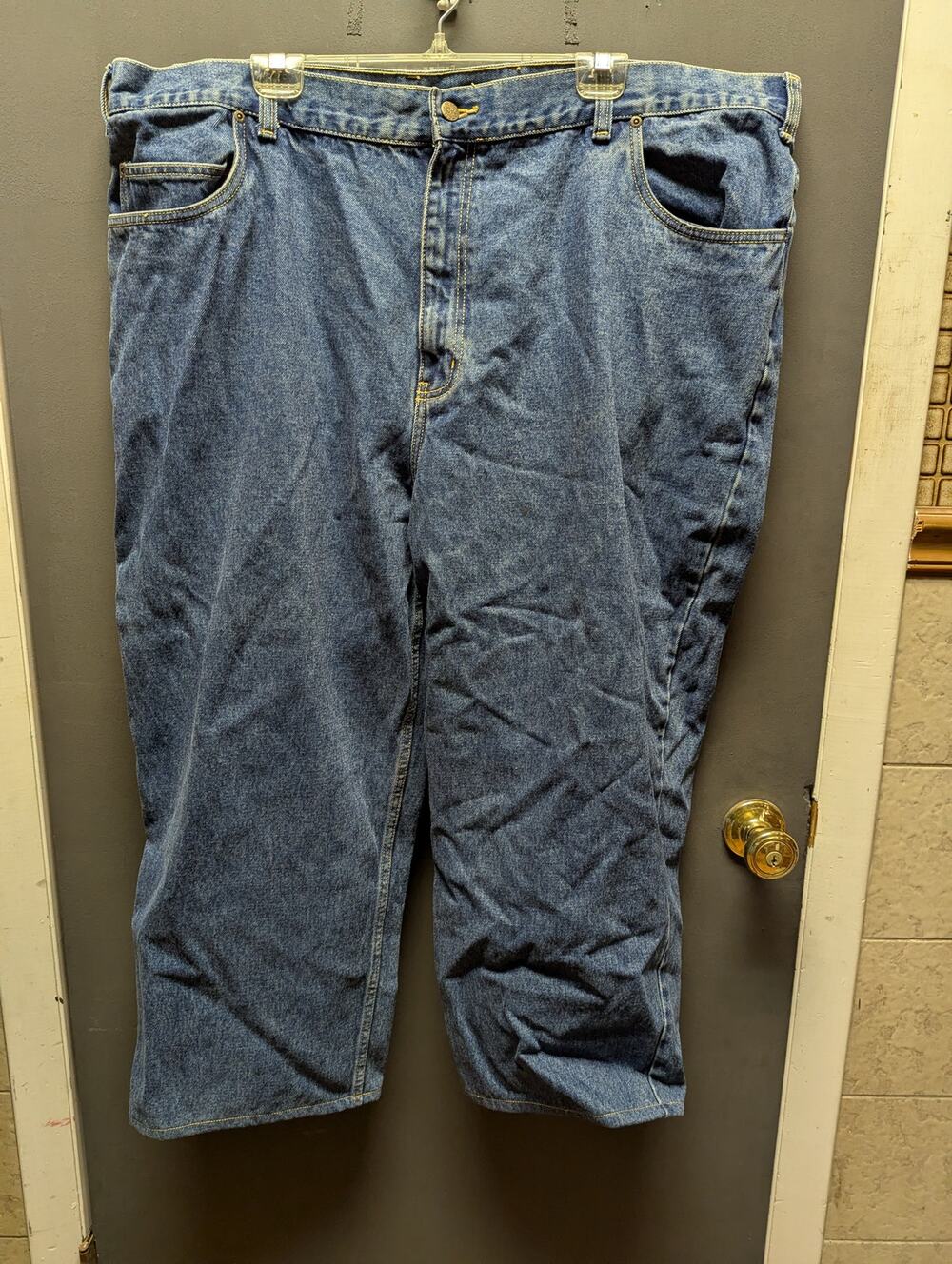 Canyon Ridge Blue Denim Jeans Men Size 50x30 Big & Tall